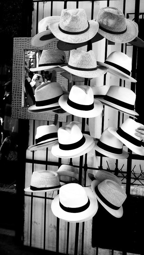 El sombrero del hotel Castelar.